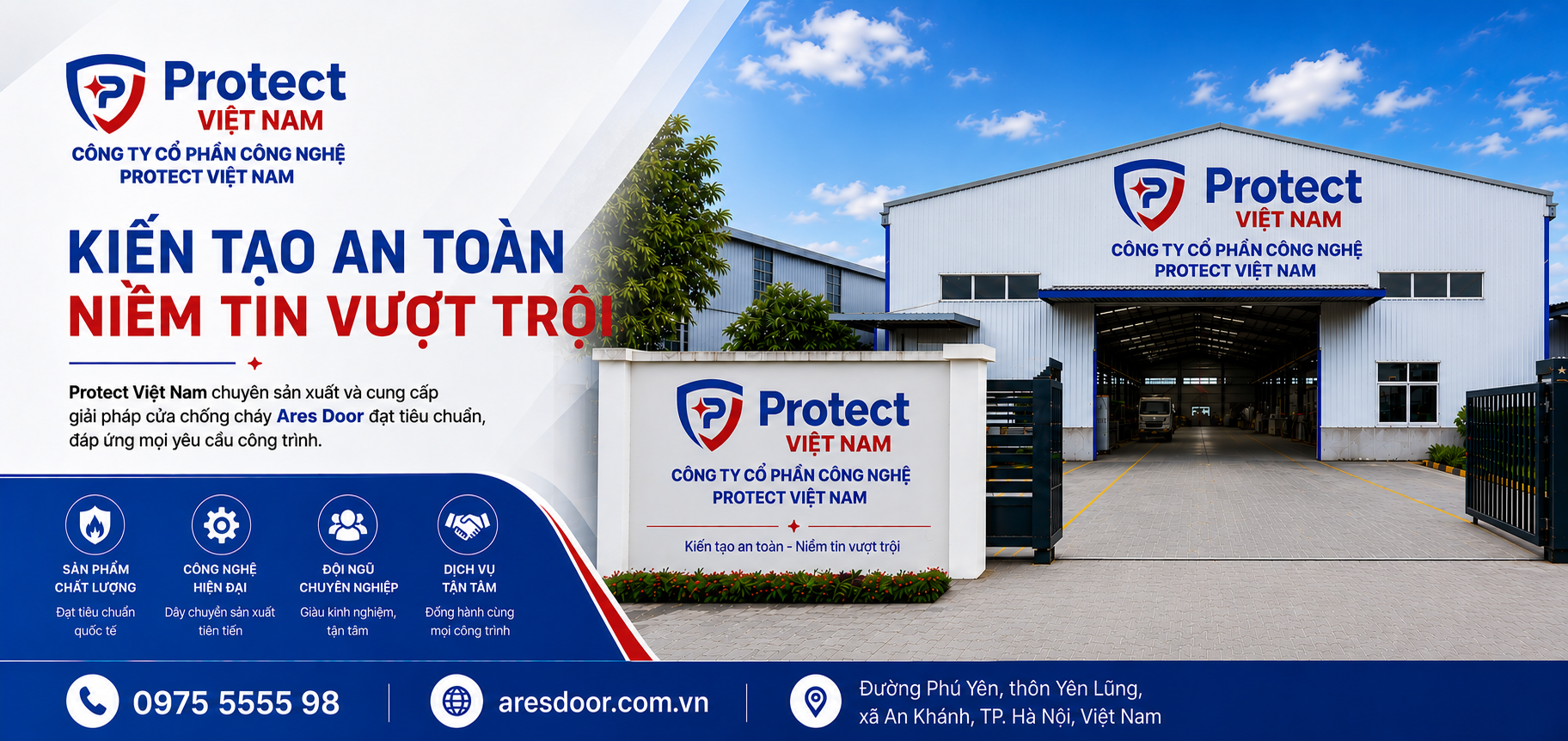 ARES DOOR – Cửa chống cháy chính hãng