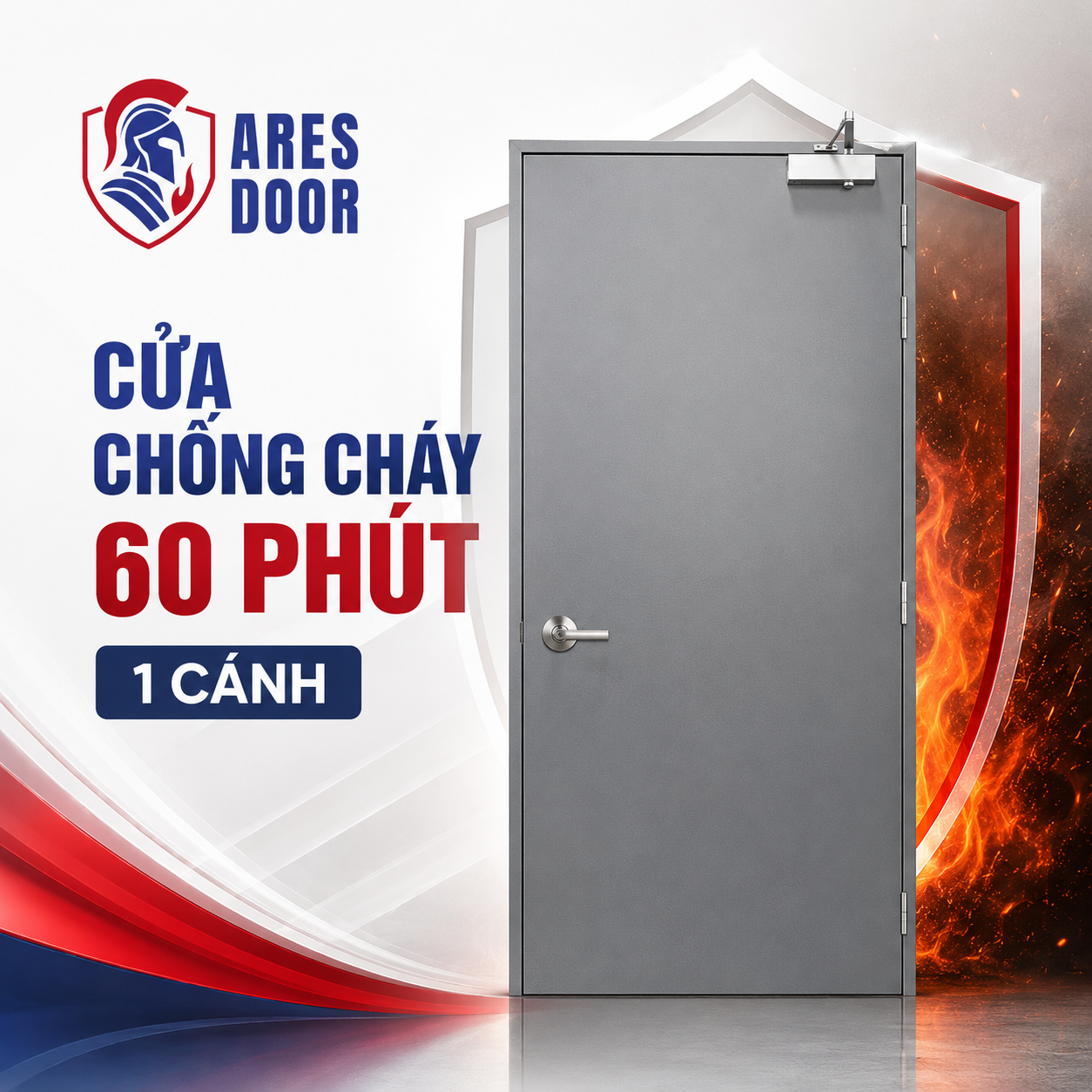 Cửa chống cháy 60 phút – 1 cánh